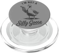 Not A Silly-Goose Humor - Defiant Bird Attitude Meme PopSockets PopGrip for MagSafe