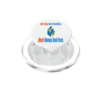 Not A Step But A Foundation Best Bonus Dad Ever doodle dad PopSockets PopGrip for MagSafe