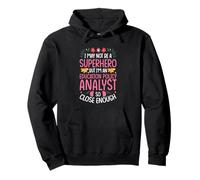 NOT A SUPERHERO BUT AN EDUCATION POLICY ANALYST Pullover Hoodie