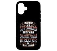 NOT A SUPERHERO BUT AN EDUCATIONAL PROGRAM DIRECTOR Case for iPhone 16
