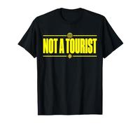 Not A Tourist Expat Digital Nomad Local Typography T-Shirt