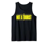 Not A Tourist Expat Digital Nomad Local Typography Tank Top