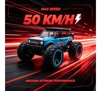 [Not A Toy, for Professional Players/Collectors Only] Upgraded Brushless Motor Remote Control Car/Off-Road Vehicle, Top Speed Up to 50 km/h, Maximum Configuration of 3 x 850 mAh High-Capacity