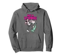 Not A Tradwife Feminist Humor Cleaning Funny Quote Sarcastic Pullover Hoodie
