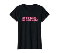 Not A Twink Just A Lesbian Value Graphic T-Shirt, Women, Black, L
