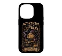 Not A Wizard Just A Capybara Spooky Witch Humor Case for iPhone 14 Pro
