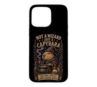 Not A Wizard Just A Capybara Spooky Witch Humor Case for iPhone 15 Pro Max