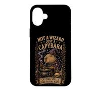Not A Wizard Just A Capybara Spooky Witch Humor Case for iPhone 16 Plus