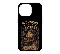 Not A Wizard Just A Capybara Spooky Witch Humor Case for iPhone 16 Pro