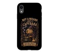 Not A Wizard Just A Capybara Spooky Witch Humor Case for iPhone XR
