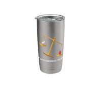 Not According to Plan Philosophical Emotional Thinker Stainless Steel Insulated Tumbler