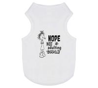 'Not Adulting Today' Pet Dog/Cat T-Shirt (PT00144857)