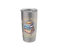 Not Afraid of Reading But Some Books Terrifies Me Stainless Steel Insulated Tumbler