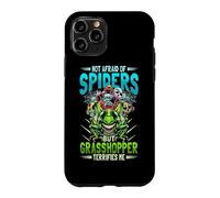 Not Afraid Of Spiders Grasshopper Terrifies Me Bug Catcher Case for iPhone 11 Pro