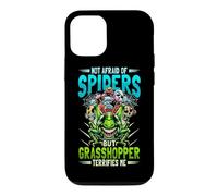 Not Afraid Of Spiders Grasshopper Terrifies Me Bug Catcher Case for iPhone 12/12 Pro
