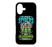 Not Afraid Of Spiders Grasshopper Terrifies Me Bug Catcher Case for iPhone 17