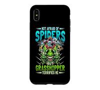 Not Afraid Of Spiders Grasshopper Terrifies Me Bug Catcher Case for iPhone XS Max
