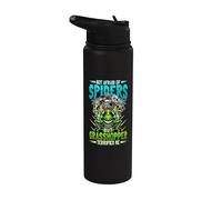 Not Afraid of Spiders Grasshopper Terrifies Me Bug Catcher Stainless Steel Insulated Water Bottle