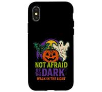 Not Afraid Of The Dark Walk In The Light Christian Vintage Case for iPhone X/XS