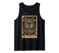 Not Afraid Seraphim Biblical Angel All Seeing Eye Goth Tank Top