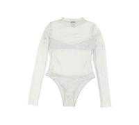 NOT AFTER TEN long sleeve bodysuit - White XS-S-M