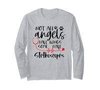 Not All Angels Have Wings Some Have Sethoscopes Vet Long Sleeve T-Shirt