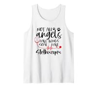 Not All Angels Have Wings Some Have Sethoscopes Vet Tank Top