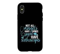Not all Angels have Wings some have Stethoscopes Case for iPhone X/XS