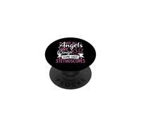 Not all angels have wings some have stethoscopes PopSockets Adhesive PopGrip