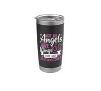 Not All Angels Have Wings Some Have stethoscopes Stainless Steel Insulated Tumbler