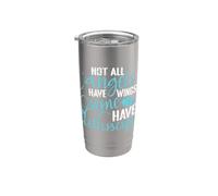 Not All Angels Have Wings Some Have Stethoscopes Stainless Steel Insulated Tumbler