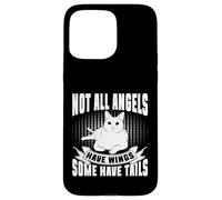 Not All Angels Have Wings Some Have Tails Cat Grandma Case for iPhone 15 Pro Max