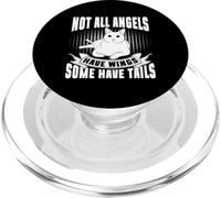 Not All Angels Have Wings Some Have Tails Cat Grandma PopSockets PopGrip for MagSafe