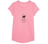 Not All Angels Have Wings Some Have Whiskers Cat Lover T-Shirt, Girls, Pink, Medium