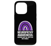 Not All Battles Are Visible Neuropathy Awareness Case for iPhone 13 Pro