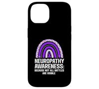 Not All Battles Are Visible Neuropathy Awareness Case for iPhone 14