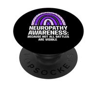 Not All Battles Are Visible Neuropathy Awareness PopSockets Adhesive PopGrip