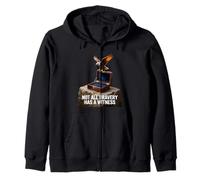 Not All Bravery Has a Witness Warrior Eagle Guard Zip Hoodie