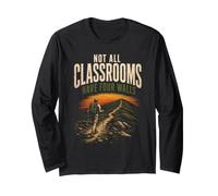 Not All Classrooms Have Four Walls Hiking Hiker Gift Retro Long Sleeve T-Shirt