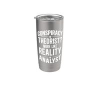 Not All Conspiracies are Theories Conspiracist Stainless Steel Insulated Tumbler