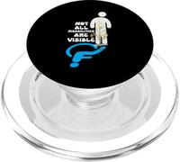 Not All Disabilities Are Visible Invisible Disability Saying PopSockets PopGrip for MagSafe