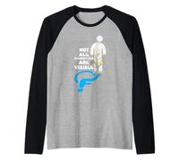 Not All Disabilities are Visible Invisible Disability Saying Raglan Baseball Tee