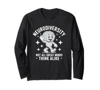 Not All Great Minds Think Alike Celebrate Neurodiversity Long Sleeve T-Shirt