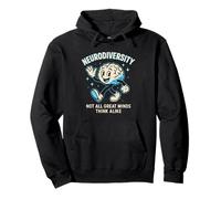Not All Great Minds Think Alike Celebrate Neurodiversity Pullover Hoodie