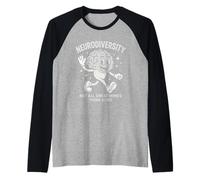 Not All Great Minds Think Alike Celebrate Neurodiversity Raglan Baseball Tee