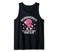 Not All Great Minds Think Alike Celebrate Neurodiversity Tank Top