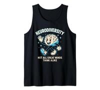 Not All Great Minds Think Alike Celebrate Neurodiversity Tank Top
