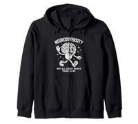 Not All Great Minds Think Alike Celebrate Neurodiversity Zip Hoodie