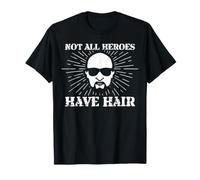 Not All Heroes Have Hair Loss Bald Man Alopecia Balding Joke T-Shirt