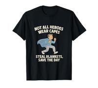 Not All Heroes Wear Capes Blanket Hero Comic Design T-Shirt